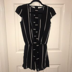Black and White Romper